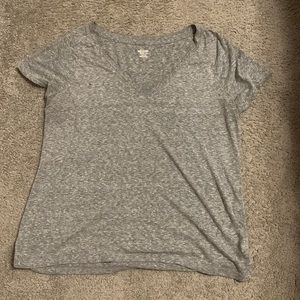 Grey V Neck Shirt